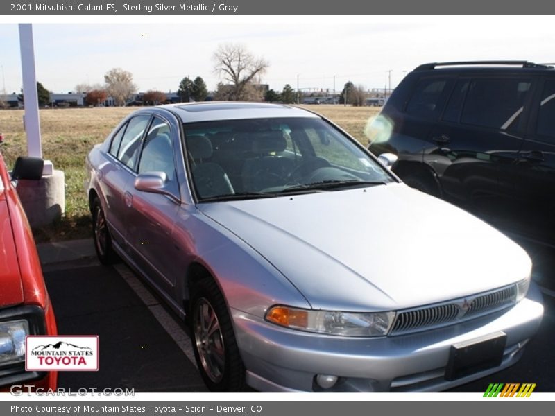 Sterling Silver Metallic / Gray 2001 Mitsubishi Galant ES