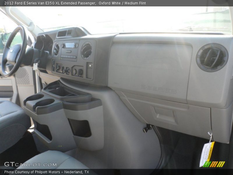 Dashboard of 2012 E Series Van E350 XL Extended Passenger