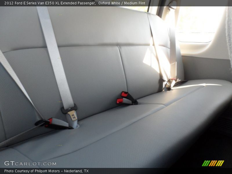 Oxford White / Medium Flint 2012 Ford E Series Van E350 XL Extended Passenger