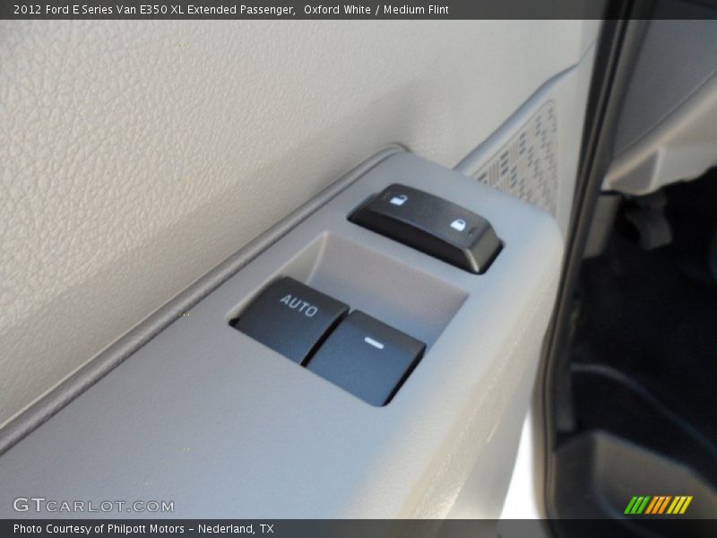 Oxford White / Medium Flint 2012 Ford E Series Van E350 XL Extended Passenger