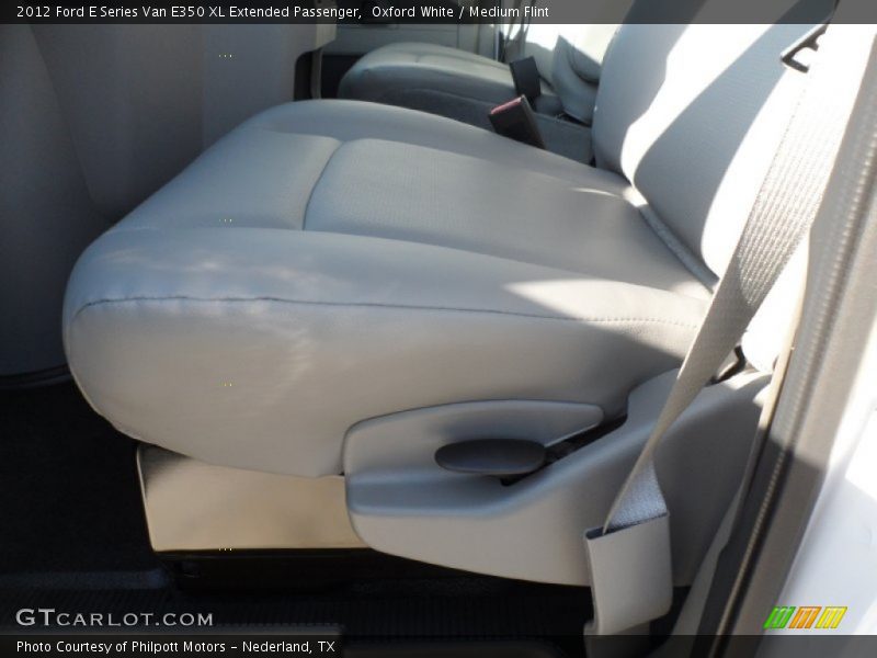 Oxford White / Medium Flint 2012 Ford E Series Van E350 XL Extended Passenger