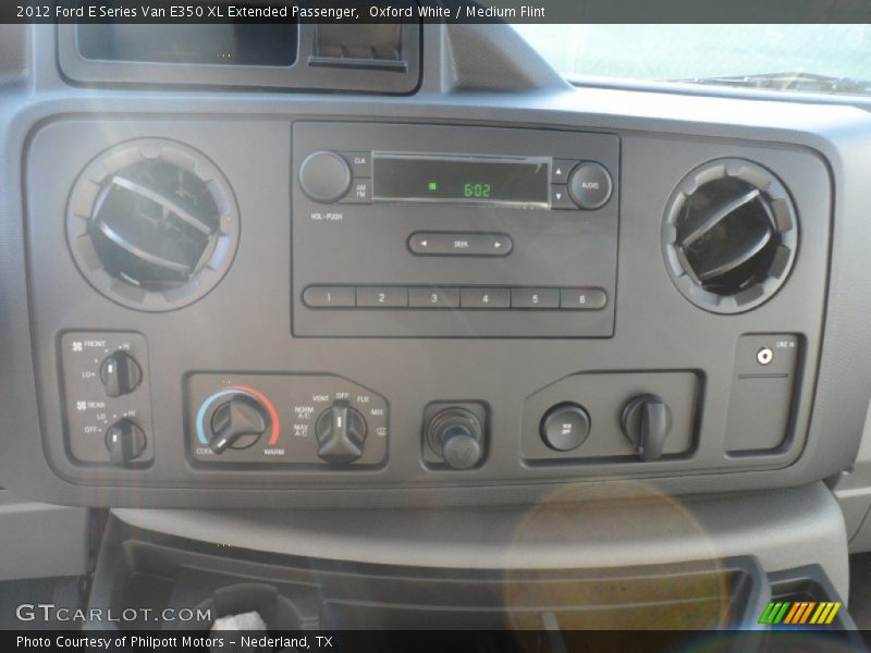 Oxford White / Medium Flint 2012 Ford E Series Van E350 XL Extended Passenger
