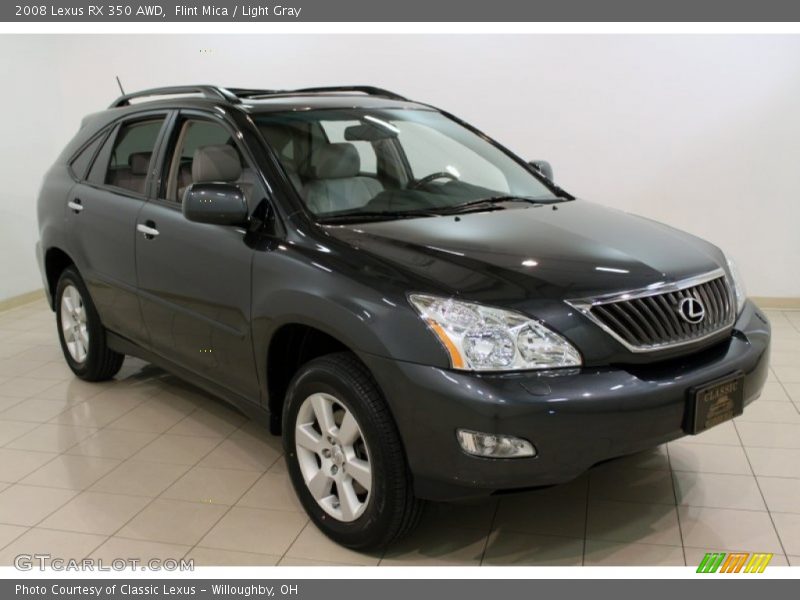 Flint Mica / Light Gray 2008 Lexus RX 350 AWD