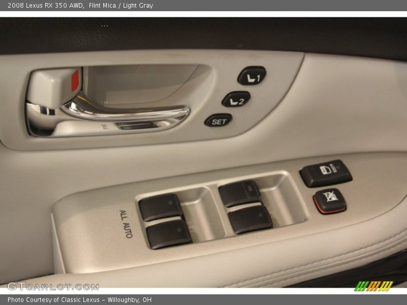 Flint Mica / Light Gray 2008 Lexus RX 350 AWD