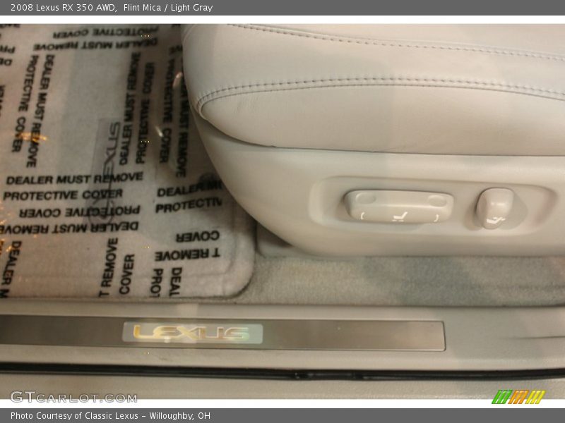 Flint Mica / Light Gray 2008 Lexus RX 350 AWD