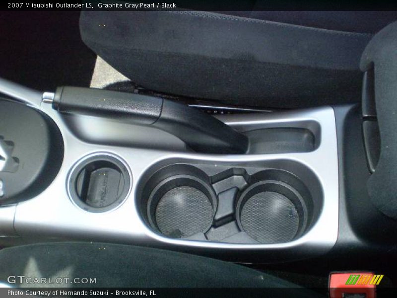 Graphite Gray Pearl / Black 2007 Mitsubishi Outlander LS