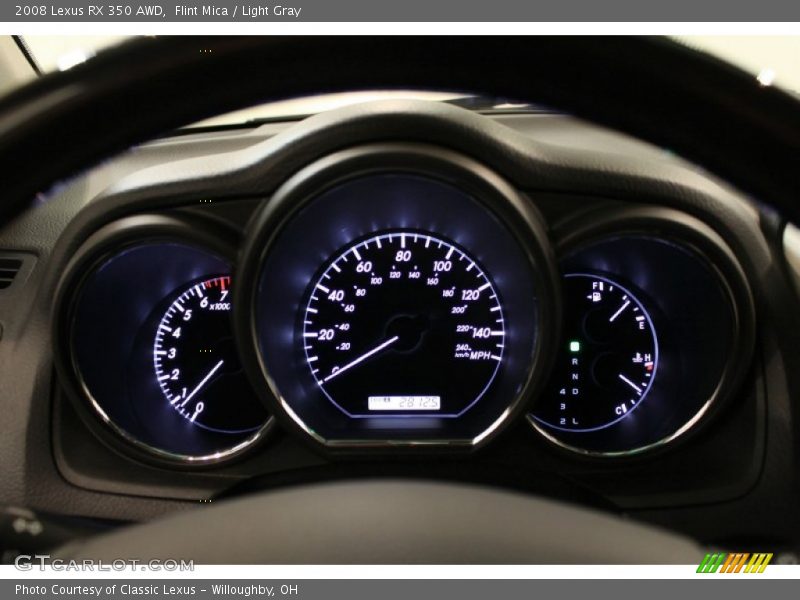 Flint Mica / Light Gray 2008 Lexus RX 350 AWD