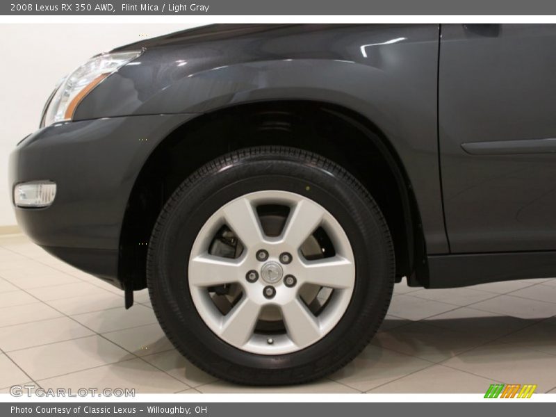 Flint Mica / Light Gray 2008 Lexus RX 350 AWD
