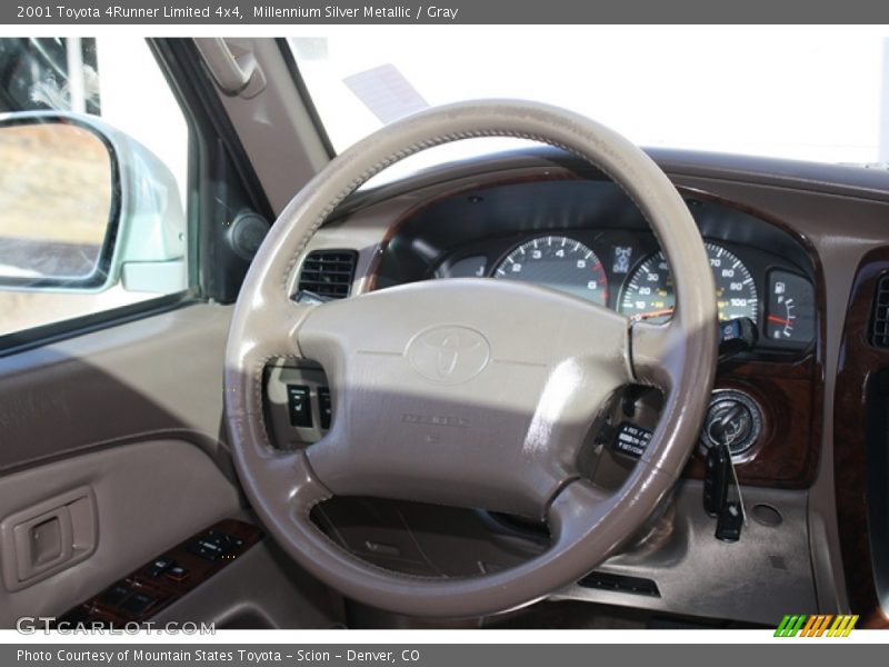 Millennium Silver Metallic / Gray 2001 Toyota 4Runner Limited 4x4