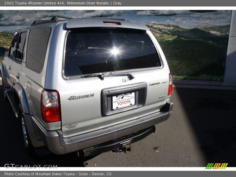 Millennium Silver Metallic / Gray 2001 Toyota 4Runner Limited 4x4