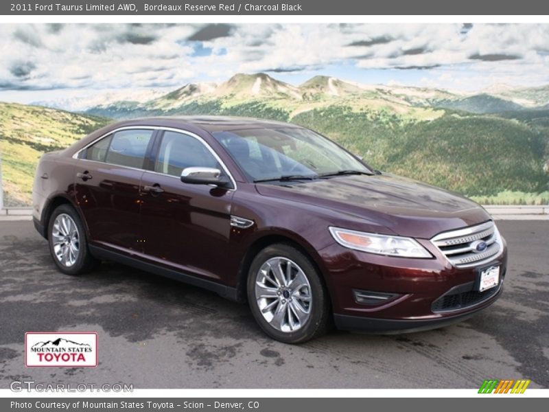 Bordeaux Reserve Red / Charcoal Black 2011 Ford Taurus Limited AWD