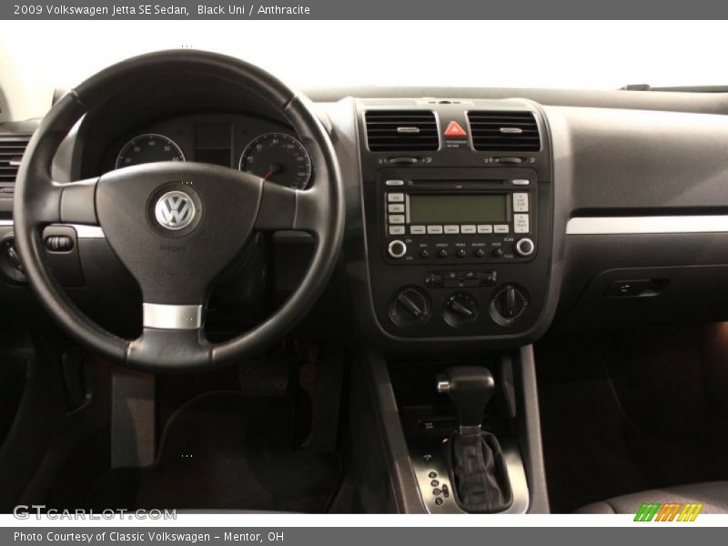 Black Uni / Anthracite 2009 Volkswagen Jetta SE Sedan