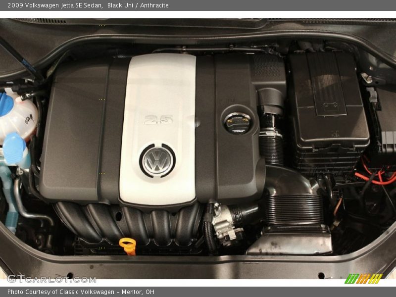 Black Uni / Anthracite 2009 Volkswagen Jetta SE Sedan