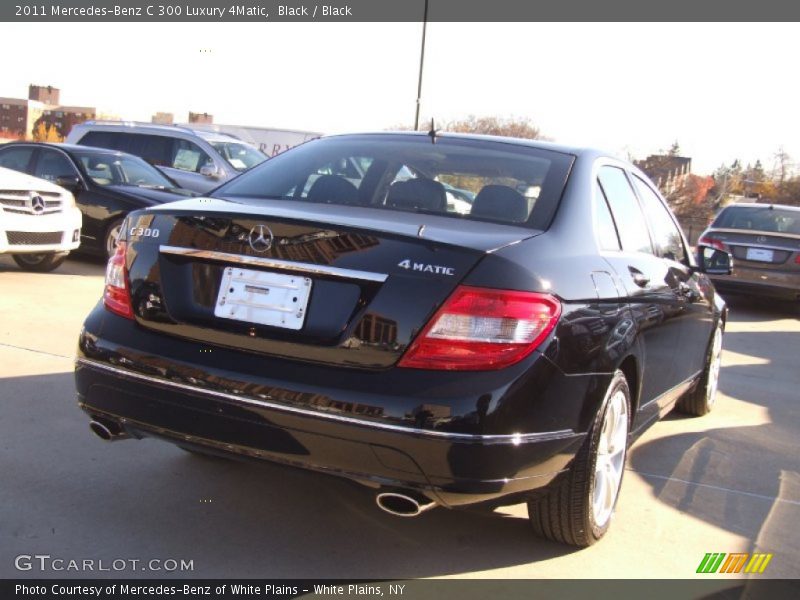 Black / Black 2011 Mercedes-Benz C 300 Luxury 4Matic