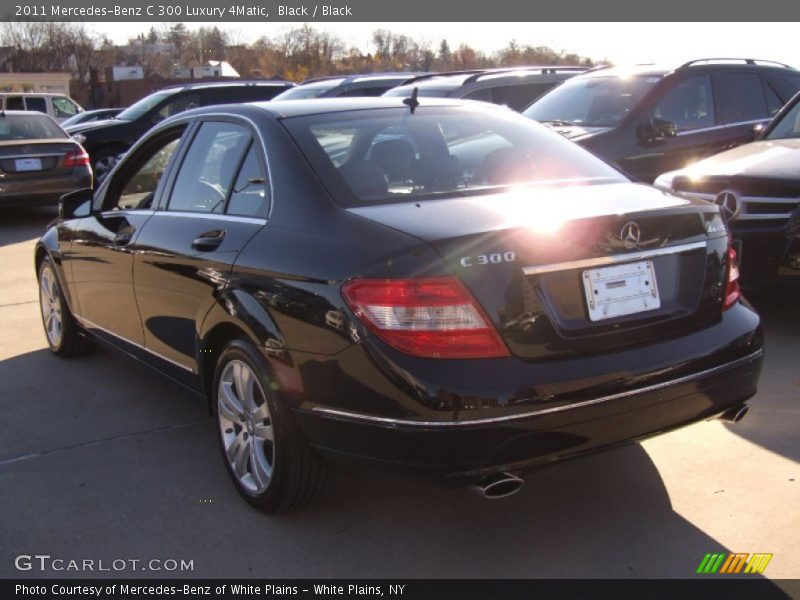 Black / Black 2011 Mercedes-Benz C 300 Luxury 4Matic