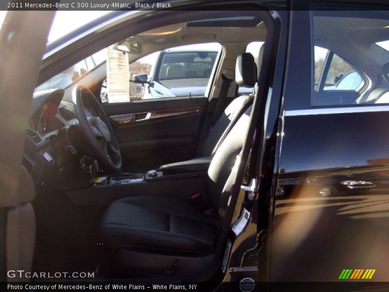 Black / Black 2011 Mercedes-Benz C 300 Luxury 4Matic