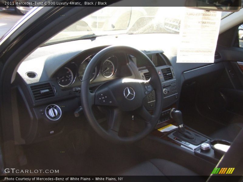 Black / Black 2011 Mercedes-Benz C 300 Luxury 4Matic
