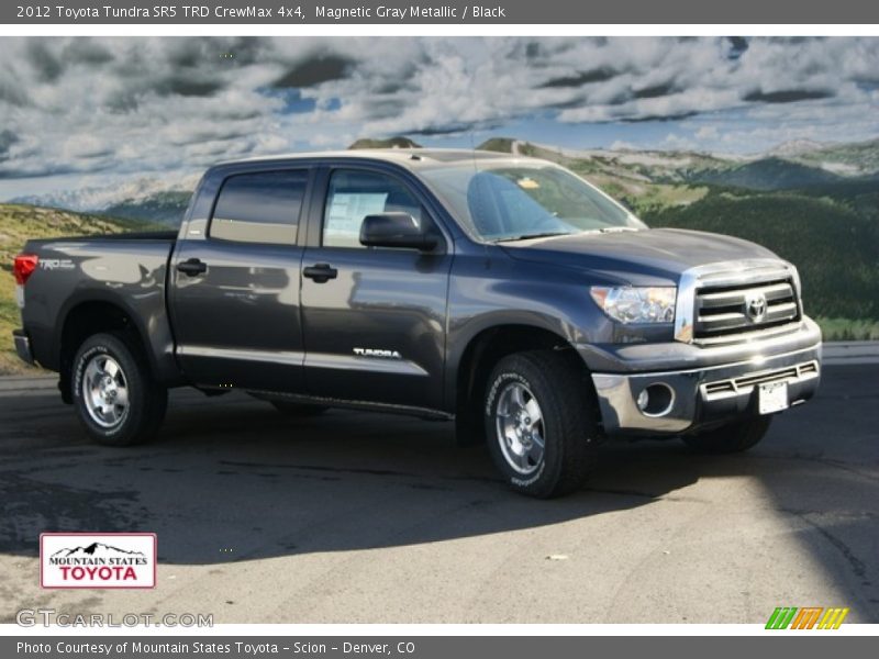 Magnetic Gray Metallic / Black 2012 Toyota Tundra SR5 TRD CrewMax 4x4