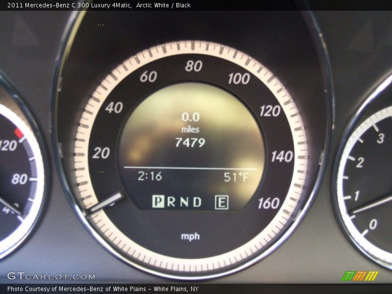 Arctic White / Black 2011 Mercedes-Benz C 300 Luxury 4Matic
