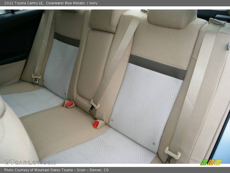 Clearwater Blue Metallic / Ivory 2012 Toyota Camry LE