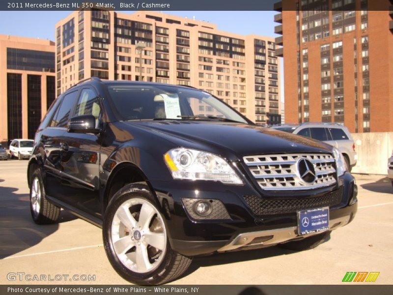 Black / Cashmere 2011 Mercedes-Benz ML 350 4Matic