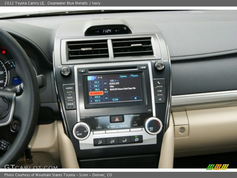 Clearwater Blue Metallic / Ivory 2012 Toyota Camry LE