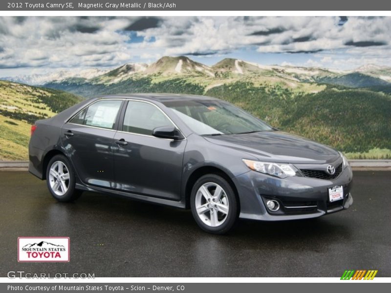 Magnetic Gray Metallic / Black/Ash 2012 Toyota Camry SE