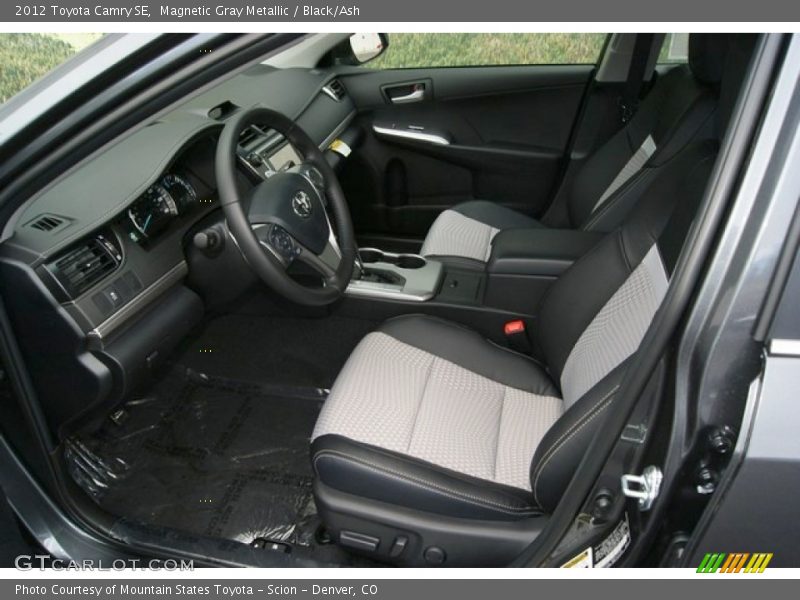 Magnetic Gray Metallic / Black/Ash 2012 Toyota Camry SE