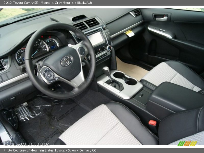 Magnetic Gray Metallic / Black/Ash 2012 Toyota Camry SE