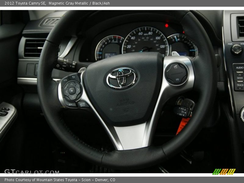 Magnetic Gray Metallic / Black/Ash 2012 Toyota Camry SE