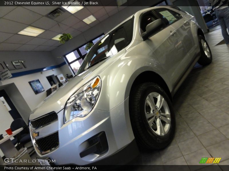 Silver Ice Metallic / Jet Black 2012 Chevrolet Equinox LS