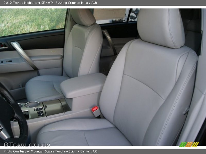 Sizzling Crimson Mica / Ash 2012 Toyota Highlander SE 4WD