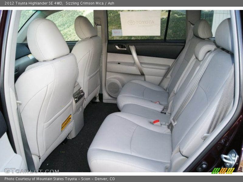 Sizzling Crimson Mica / Ash 2012 Toyota Highlander SE 4WD