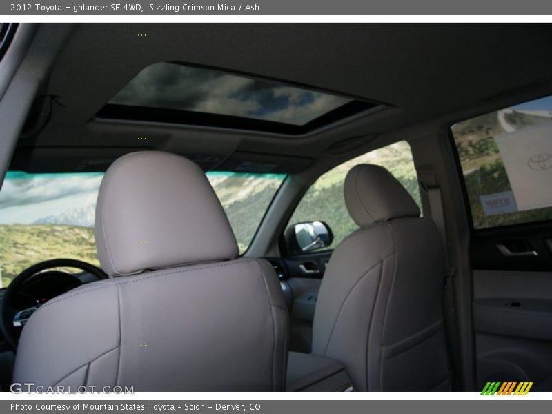Sizzling Crimson Mica / Ash 2012 Toyota Highlander SE 4WD