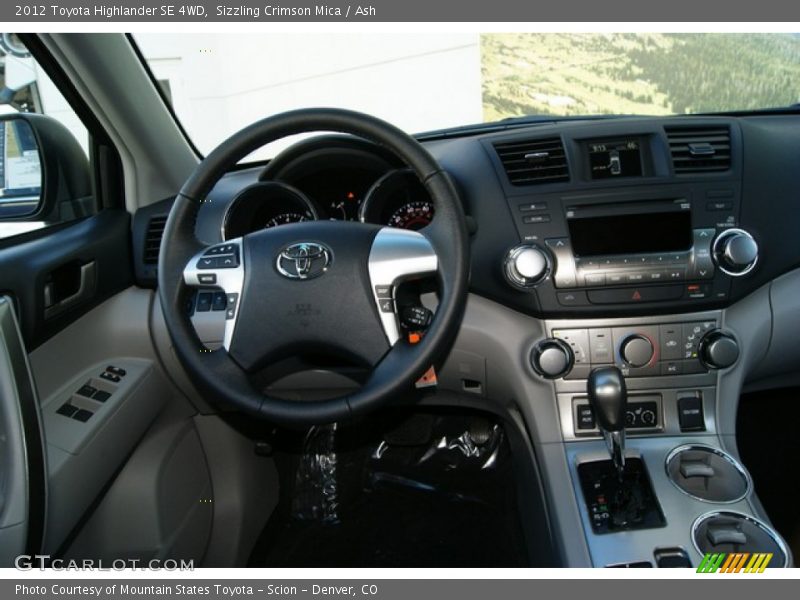 Sizzling Crimson Mica / Ash 2012 Toyota Highlander SE 4WD