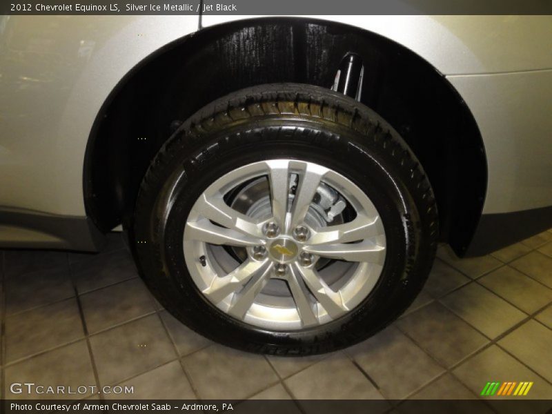 Silver Ice Metallic / Jet Black 2012 Chevrolet Equinox LS