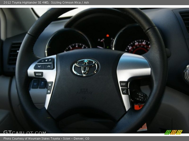 Sizzling Crimson Mica / Ash 2012 Toyota Highlander SE 4WD