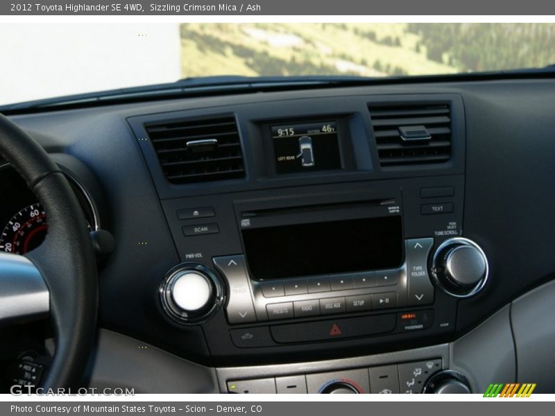 Sizzling Crimson Mica / Ash 2012 Toyota Highlander SE 4WD