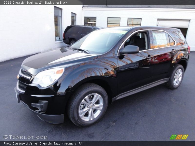 Black / Jet Black 2012 Chevrolet Equinox LS