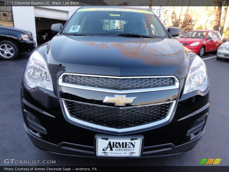Black / Jet Black 2012 Chevrolet Equinox LS