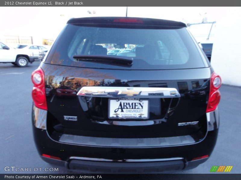 Black / Jet Black 2012 Chevrolet Equinox LS