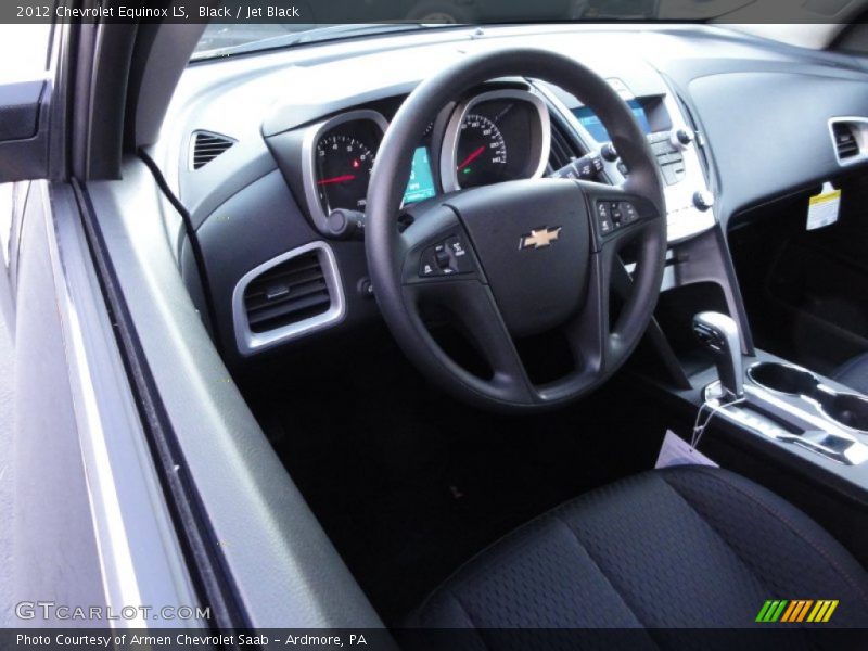 Black / Jet Black 2012 Chevrolet Equinox LS