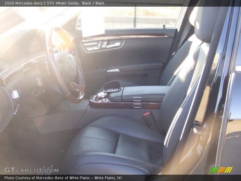 Black / Black 2009 Mercedes-Benz S 550 4Matic Sedan