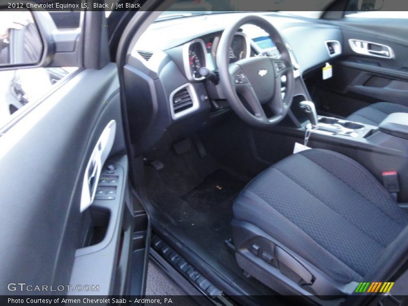 Black / Jet Black 2012 Chevrolet Equinox LS