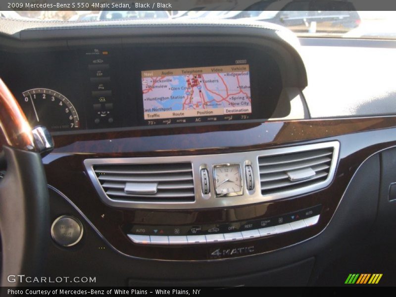 Black / Black 2009 Mercedes-Benz S 550 4Matic Sedan