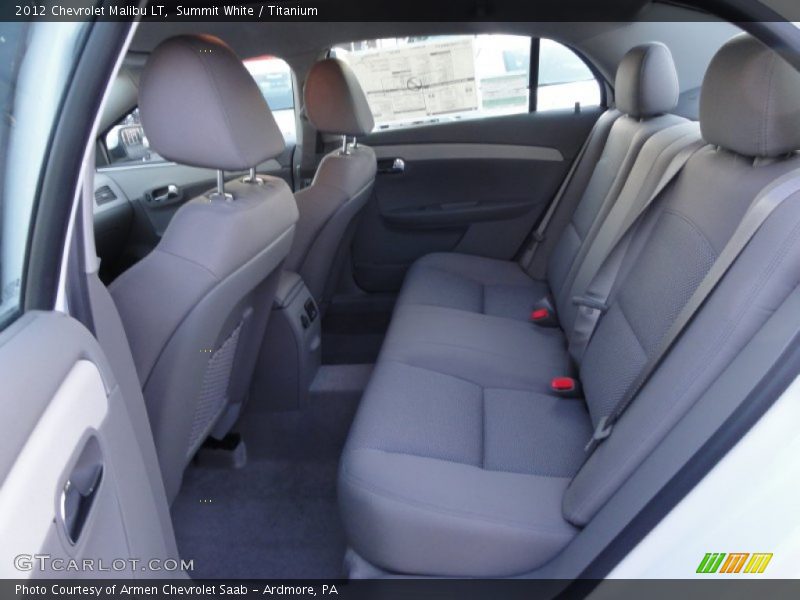 Summit White / Titanium 2012 Chevrolet Malibu LT