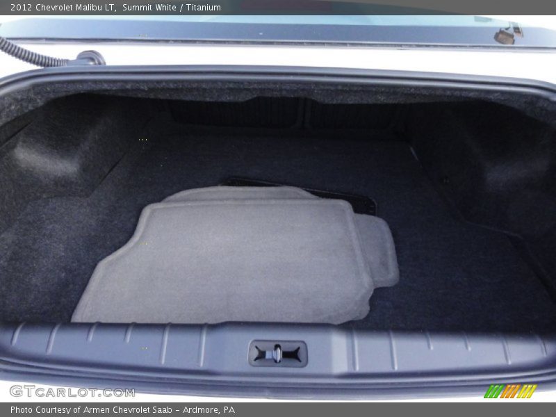 Summit White / Titanium 2012 Chevrolet Malibu LT