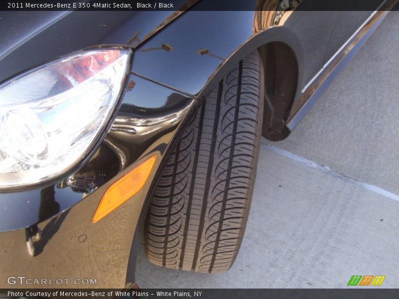 Black / Black 2011 Mercedes-Benz E 350 4Matic Sedan