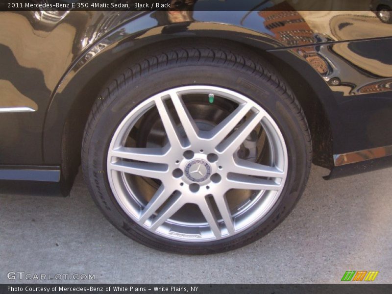 Black / Black 2011 Mercedes-Benz E 350 4Matic Sedan