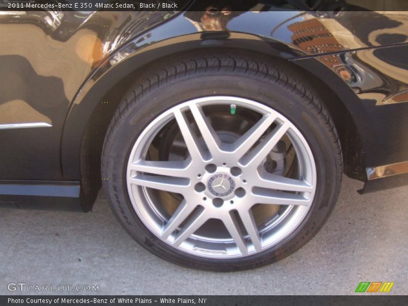 Black / Black 2011 Mercedes-Benz E 350 4Matic Sedan